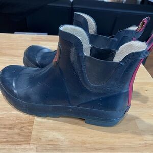 Joules Navy Blue women’s Wellibob Wellies Rainboot Winter 9